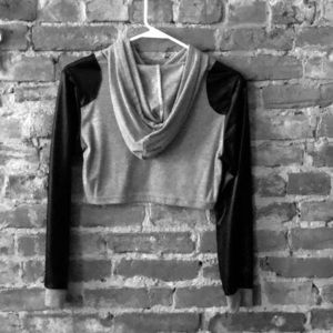 Forever 21 Crop Top Hoodie